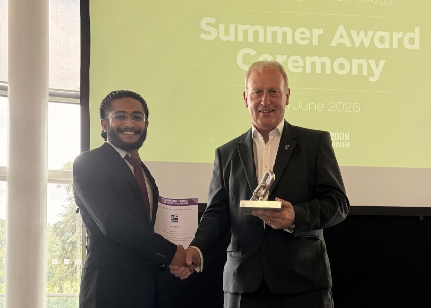 Milan Saji presented with LEEA Award