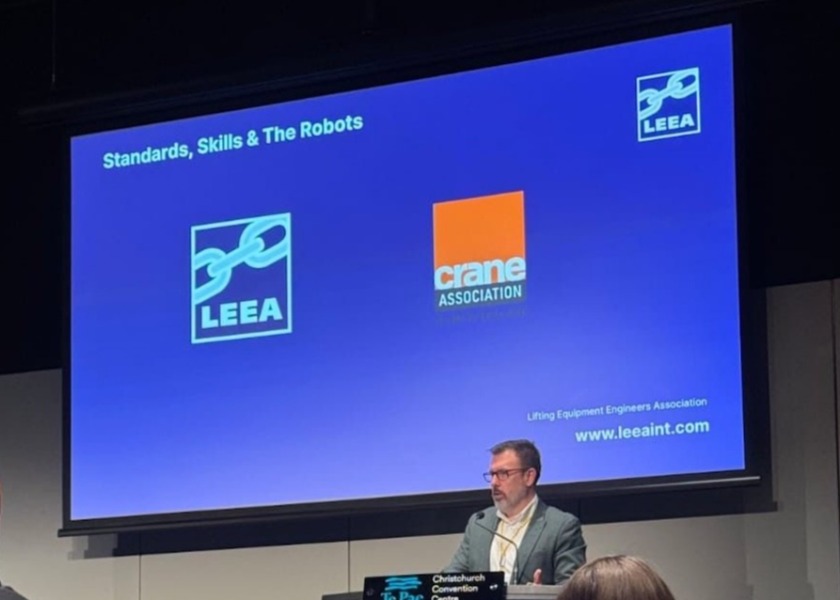 Addressing the Crane Association of New Zealand conference